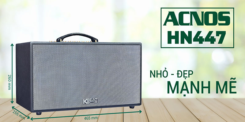 Loa karaoke xách tay Acnos HN447 - Hàng chính hãng