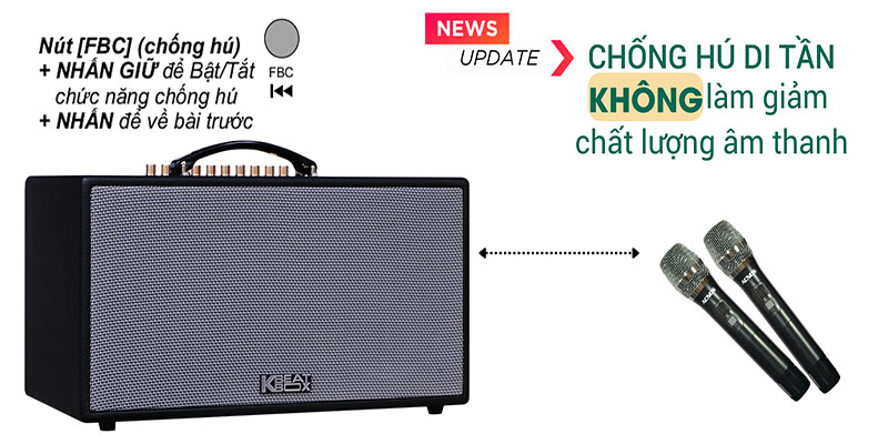 Loa karaoke xách tay Acnos HN447 - Hàng chính hãng