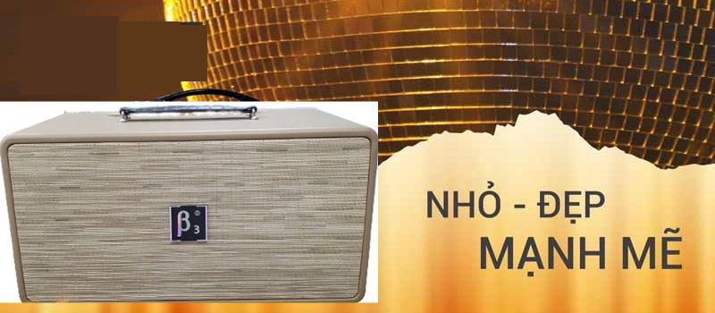 Loa karaoke xách tay Beta Three UA-160 - Hàng chính hãng