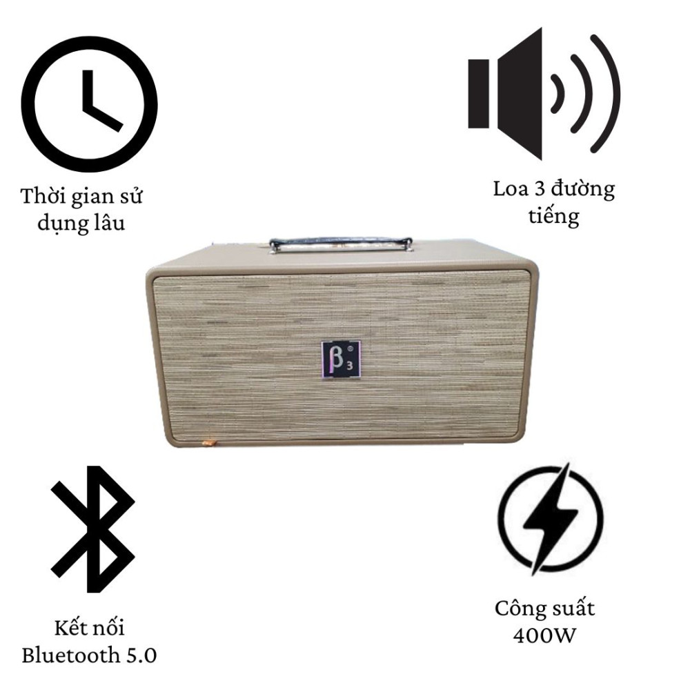 Loa karaoke xách tay Beta Three UA-160 - Hàng chính hãng