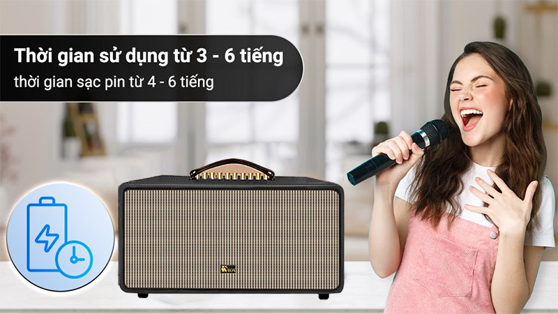 Loa karaoke xách tay KCBox KC-279 - Hàng chính hãng