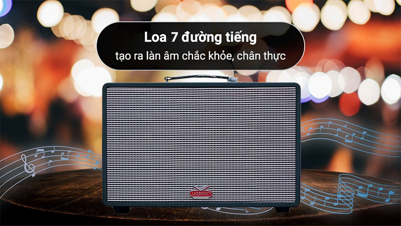 Loa karaoke xách tay Ladomax T-120 - Hàng chính hãng