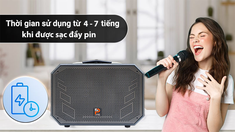 Loa karaoke xách tay Prosing W8-ALISA - Hàng chính hãng