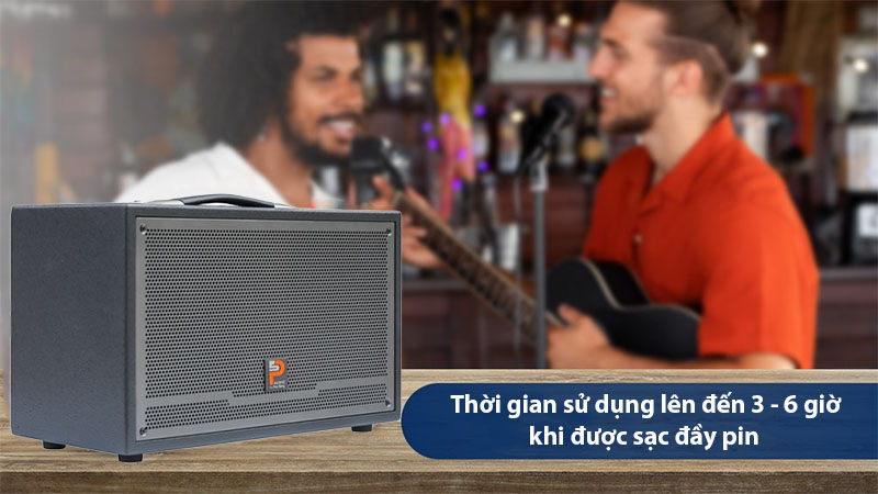 Loa karaoke xách tay Prosing W8-Silver-E - Hàng chính hãng