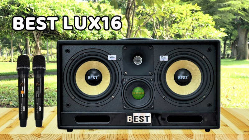 Loa karaoke xách tay Best LUX 16V - Hàng chính hãng