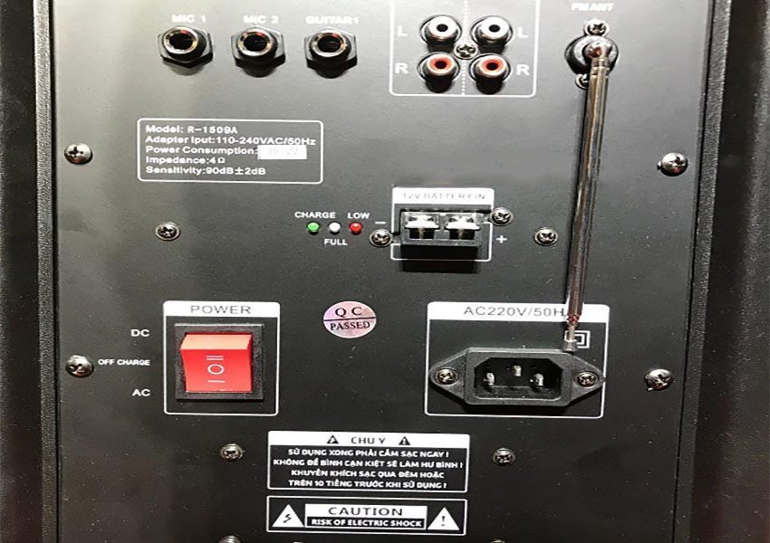 Loa kéo 4 tấc Ruby R-K1509A - Hàng chính hãng