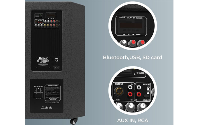 Loa kéo Dalton TS-18G800XP - Hàng chính hãng