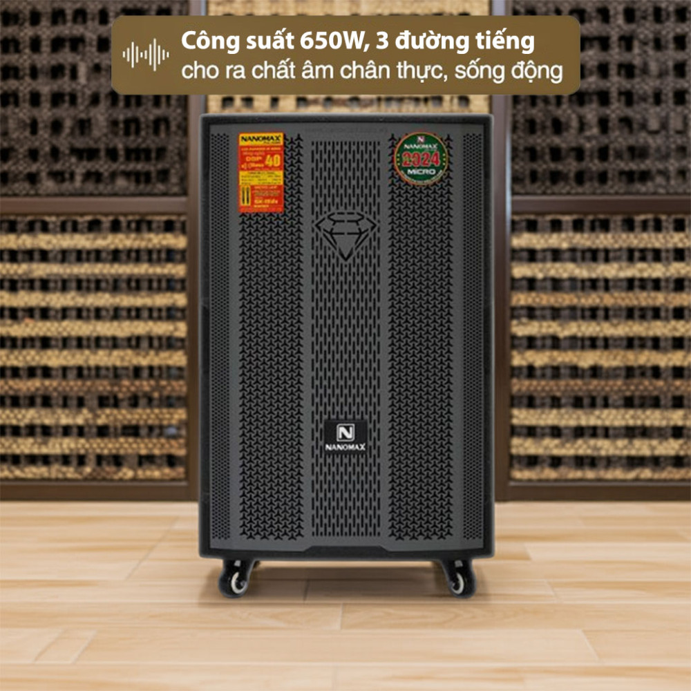 Loa kéo Nanomax SK-15D5 Bass 40cm 650W - Hàng chính hãng