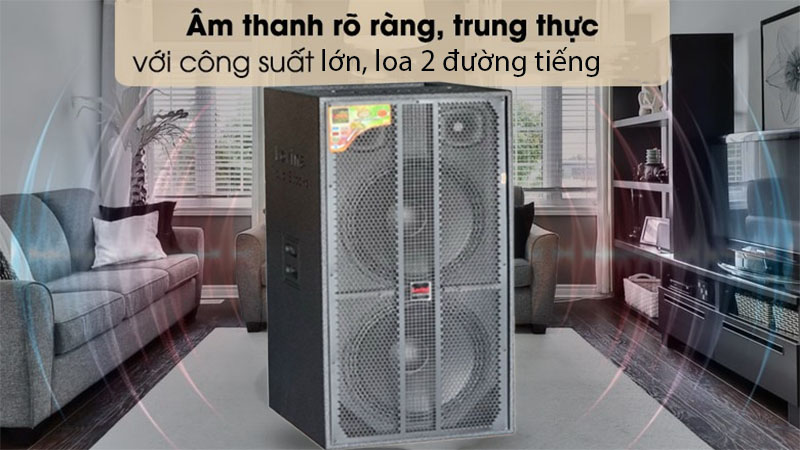 Công suất của Loa kéo bình công suất lớn Lovina KB216