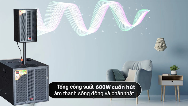Loa kéo bình công suất lớn Lovina KB11501 - Hàng chính hãng