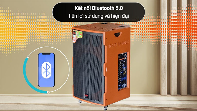 Tính năng Bluetooth của Loa kéo bình công suất lớn Lovina KB115NC