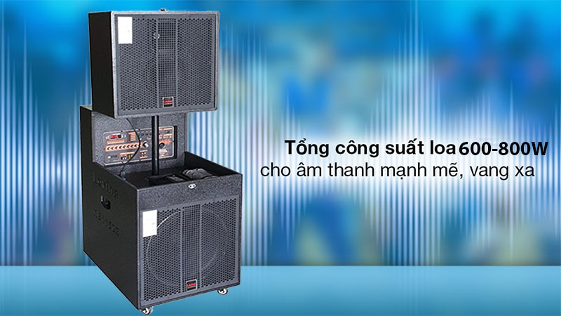 Công suất của Loa kéo bình công suất lớn Lovina KB11802