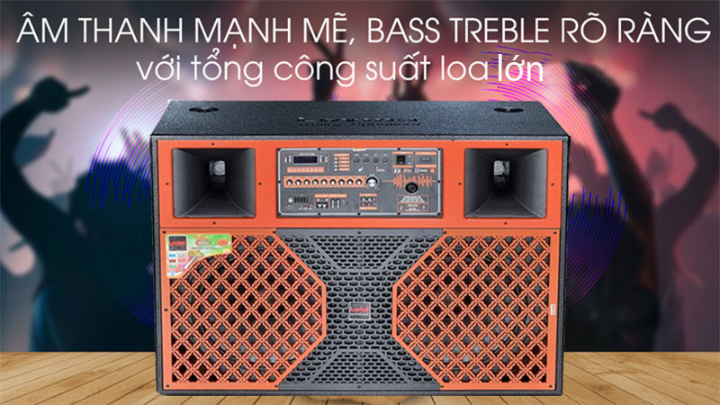 Loa kéo bình công suất lớn Lovina KB2016B - Hàng chính hãng