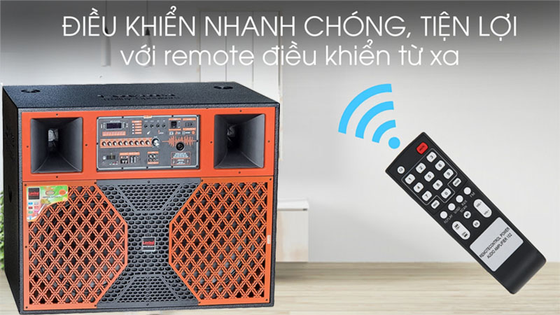 Loa kéo bình công suất lớn Lovina KB2016B - Hàng chính hãng