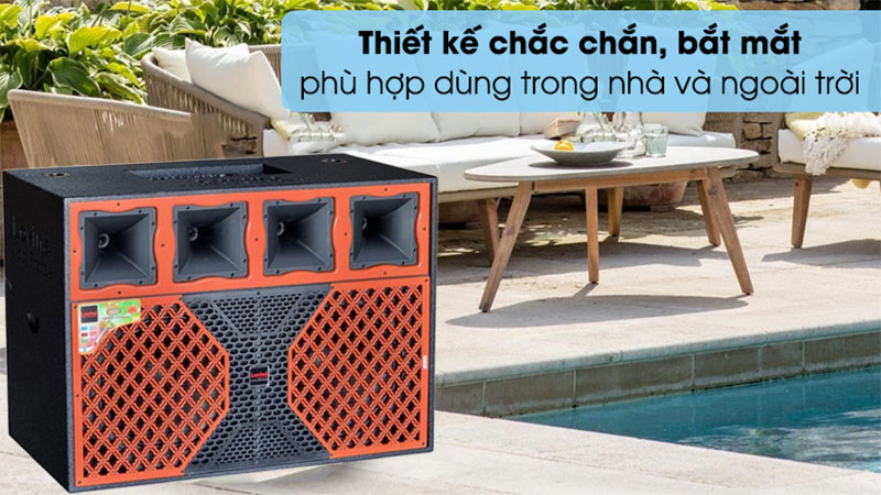 Loa kéo bình công suất lớn Lovina KB2016D - Hàng chính hãng