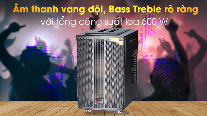 Loa kéo bình công suất lớn Lovina KB2101 - Hàng chính hãng