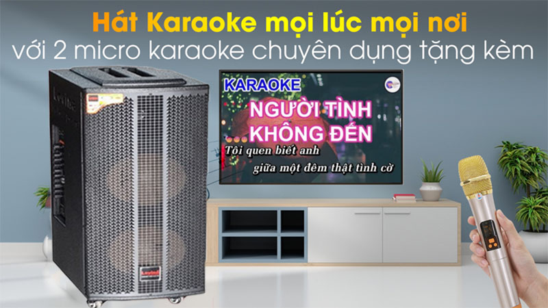 Loa kéo bình công suất lớn Lovina KB2101 - Hàng chính hãng
