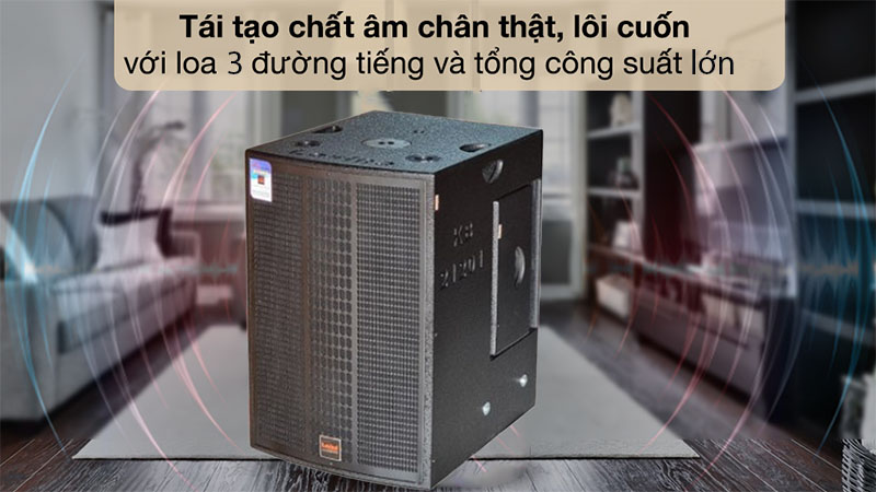 Công suất lớn của Loa kéo bình công suất lớn Lovina KB21201