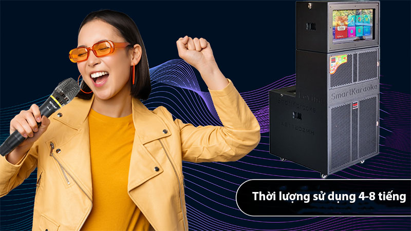 Loa kéo có màn hình Lovina KB11802MH - Hàng chính hãng