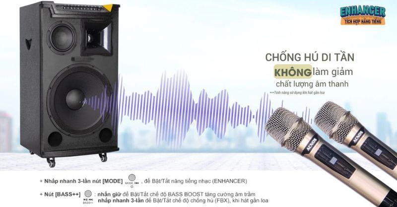 Loa kéo di động Acnos TOP 430 - Hàng chính hãng