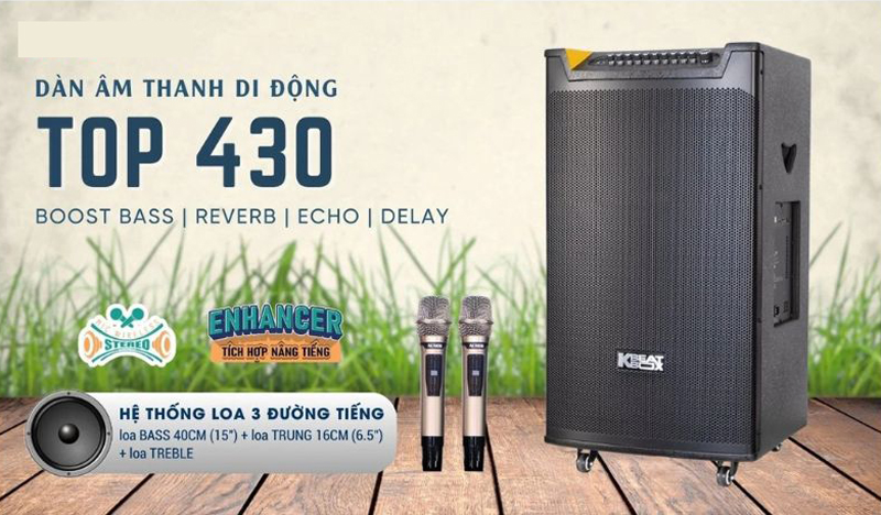 Loa kéo di động Acnos TOP 430 - Hàng chính hãng