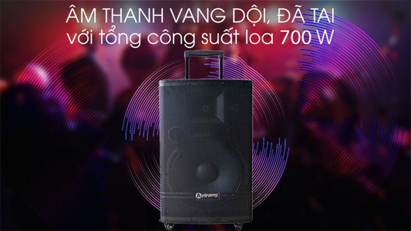 Công suất của Loa kéo di động Arirang MIK363