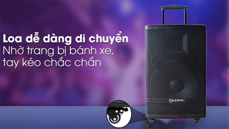 Thiết kế di động của Loa kéo di động Arirang MIK363