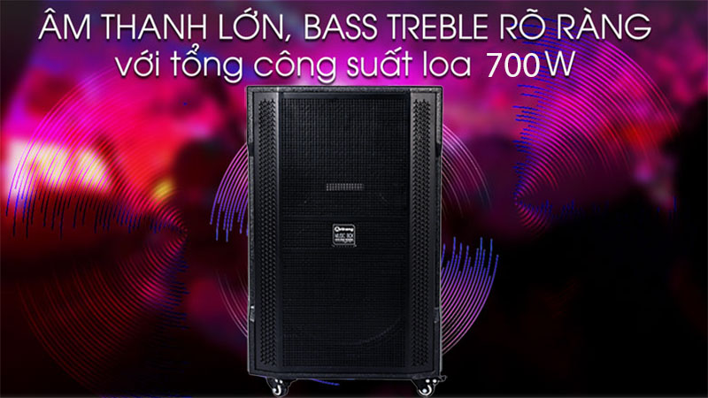 Công suất của Loa kéo di động Arirang MK3