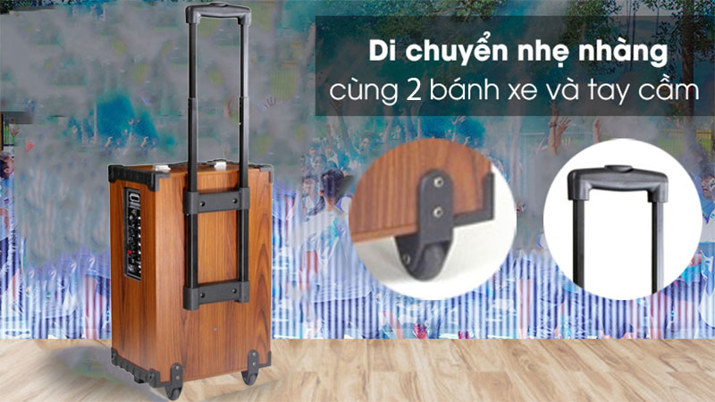 Thiết kế di chuyển của Loa kéo di động Arirang MKS1