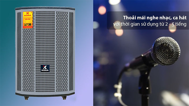 Loa kéo di động Kosa KS-30 - Hàng chính hãng