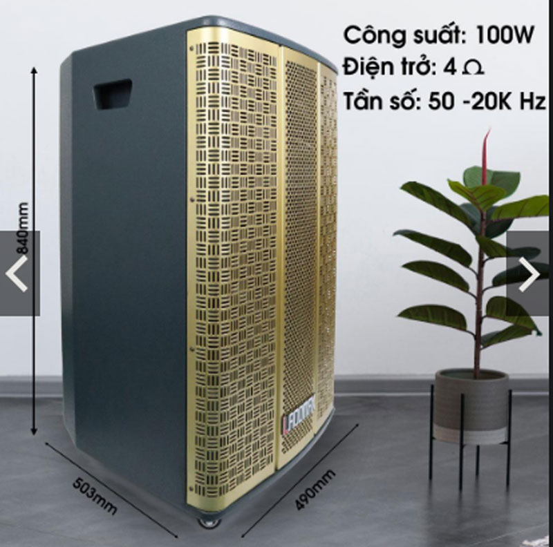 Loa kéo karaoke di động Ladomax K-T517  - Hàng chính hãng