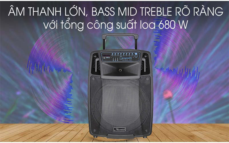 Loa kéo di động Microtek MTK-08 - Hàng chính hãng