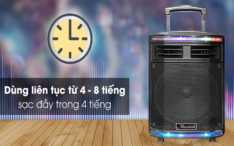 Loa kéo di động Microtek MTK-10 - Hàng chính hãng