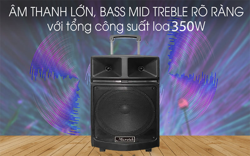 Loa kéo di động Microtek MTK-16 - Hàng chính hãng