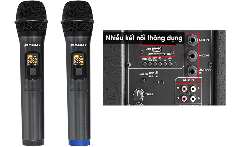 Loa kéo di động Paramax GO-300S - Hàng chính hãng