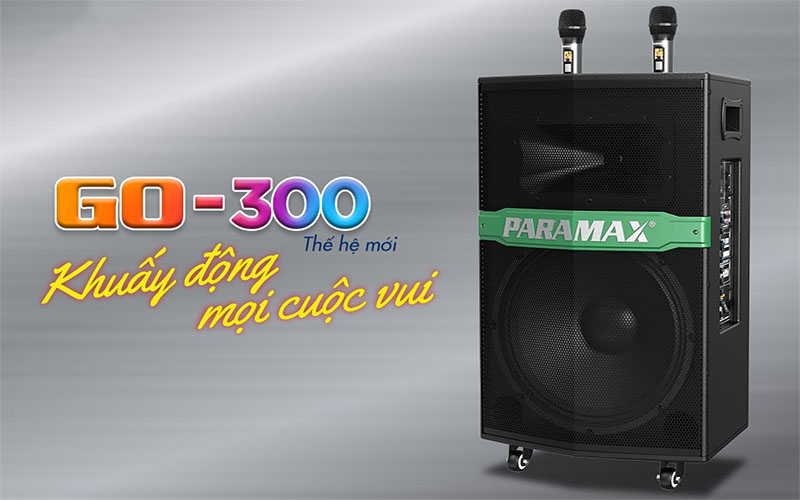 Loa kéo di động Paramax GO-300S - Hàng chính hãng