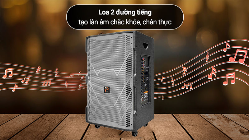 Loa kéo di động Prosing W15-Super 10 - Hàng chính hãng
