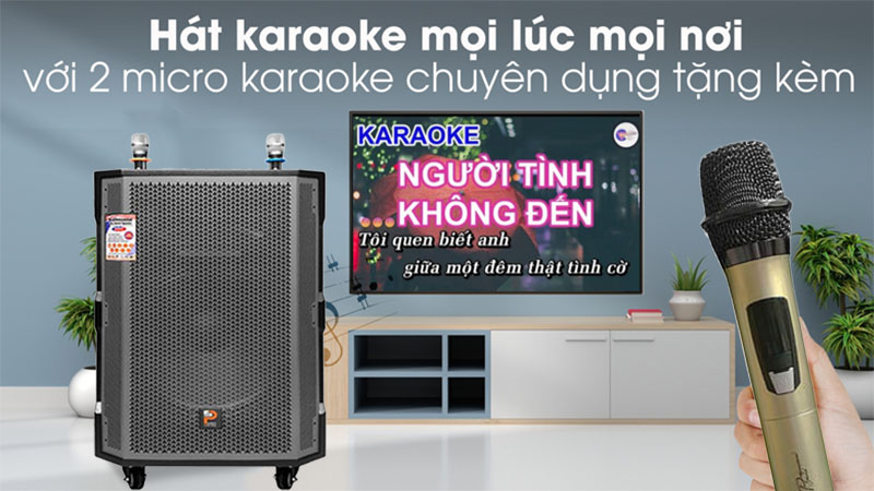 Loa kéo di động Prosing W18C - Hàng chính hãng