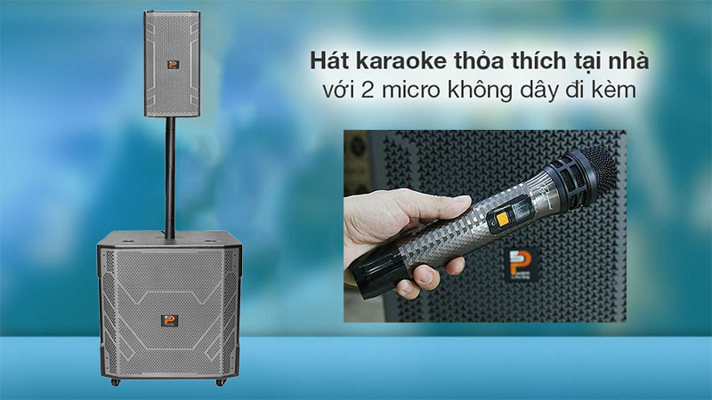 Micro không dây của Loa kéo di động Prosing W15-COT 10