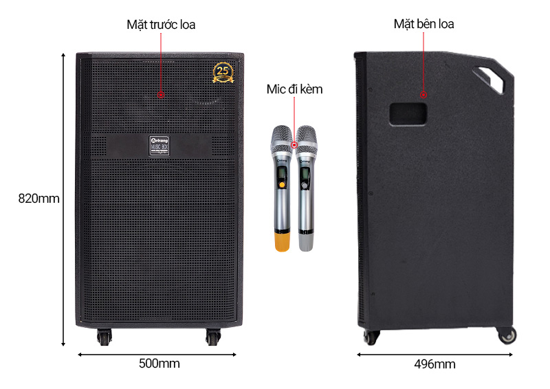 Loa Karaoke di động Arirang MK1 NEW - Hàng chính hãng