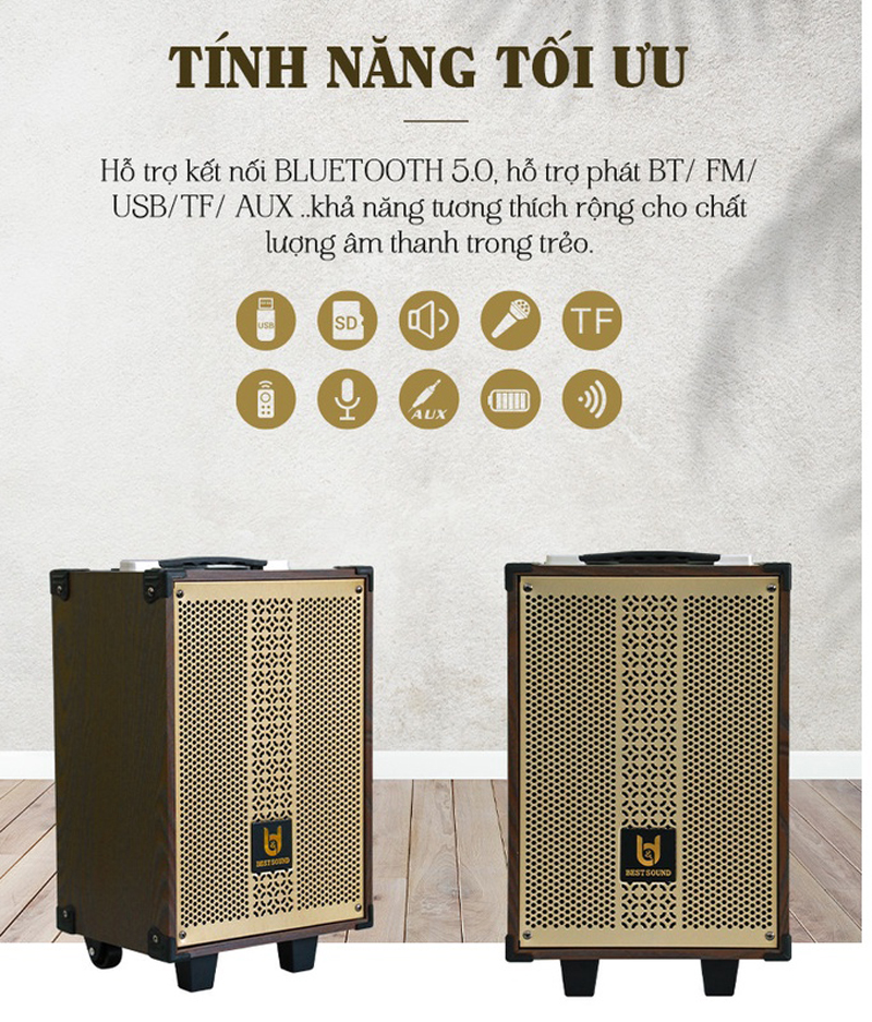 Các tính năng ưu việt của loa kéo BD-9080