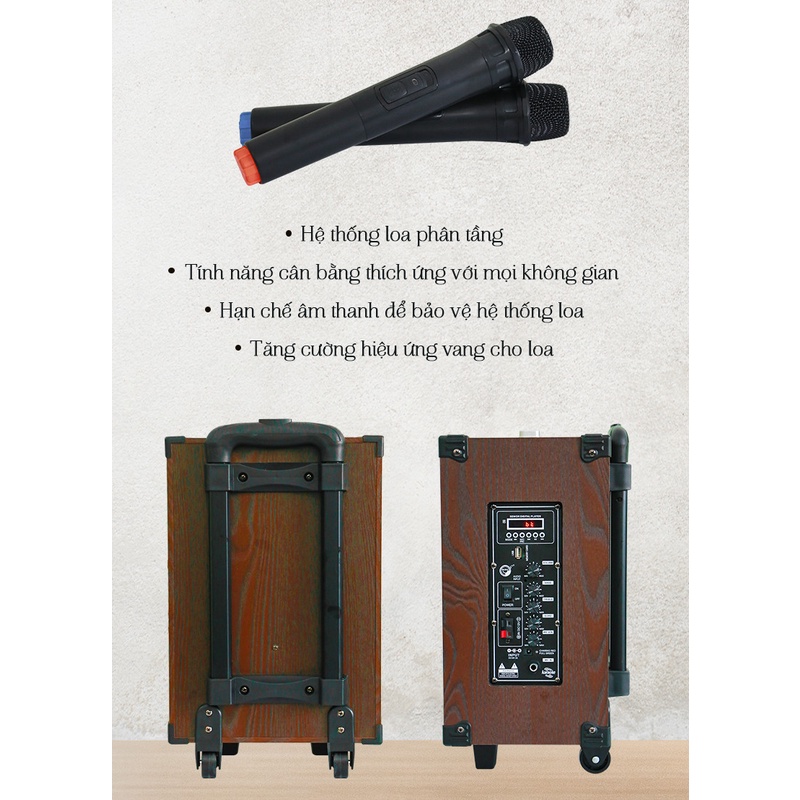 Bảng điều chỉnh của loa kéo BD-9080