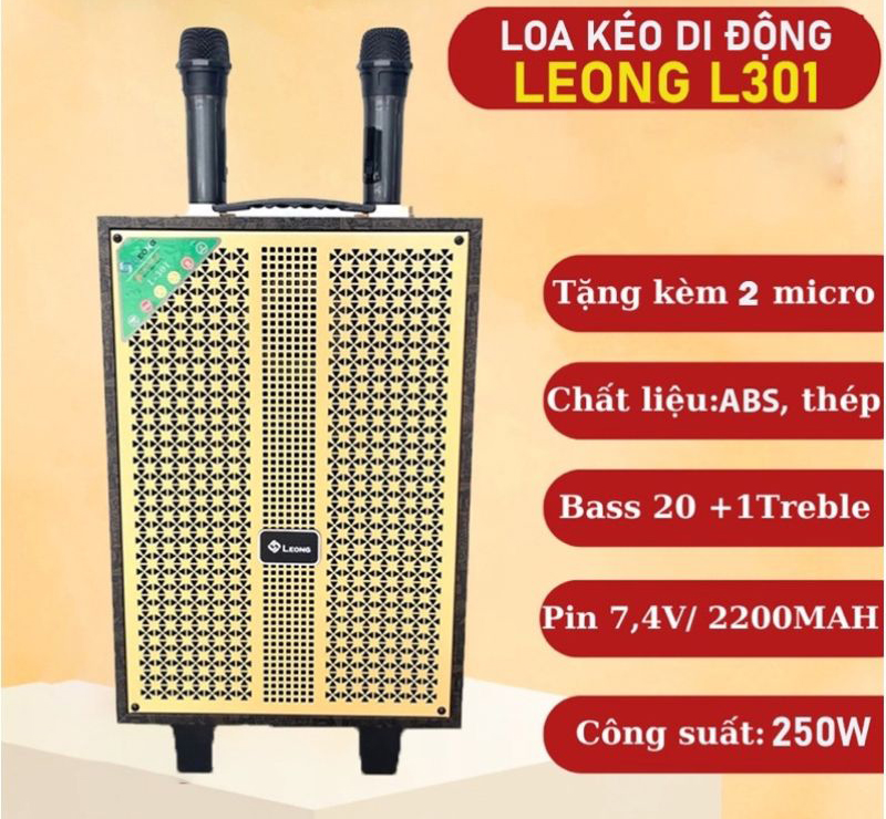 Loa kéo di động Leong L-301 - Hàng chính hãng