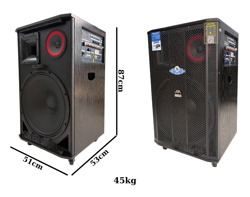 Loa kéo di động Nova Audio W-1800 PRO - Hàng chính hãng