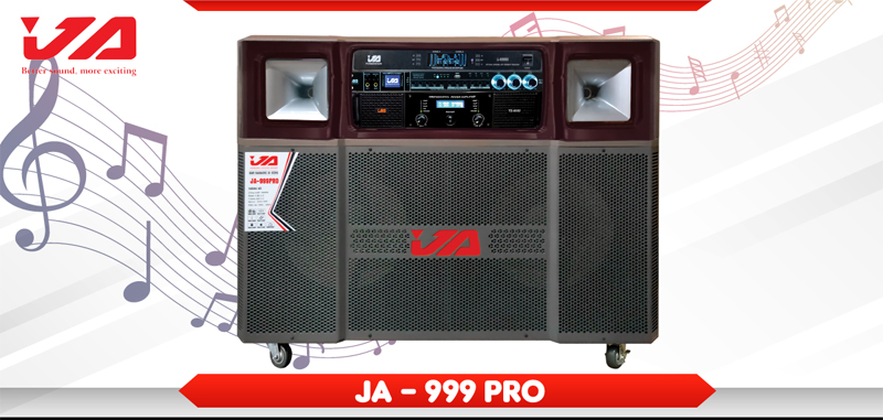 Loa kéo điện JA 999PRO - Hàng chính hãng