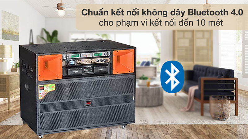 Tính năng kết nối Bluetooth của Loa kéo điện công suất lớn Lovina KD98PLUS