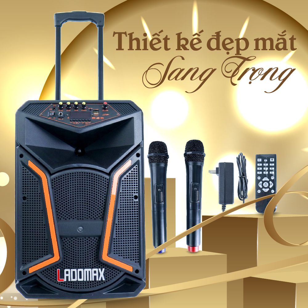 Loa kéo di động 3 tấc Ladomax V-S1231 - Hàng chính hãng