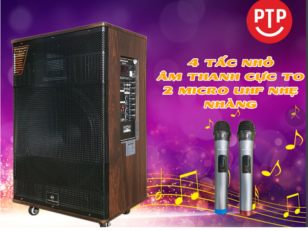 Loa kéo karaoke Maxxsound MAX15A - Hàng chính hãng