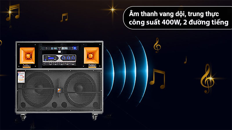 Loa kéo tủ điện Prosing W-J97 - Hàng chính hãng