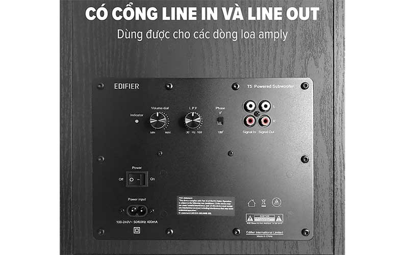 Loa siêu trầm Edifier T5 - Hàng chính hãng